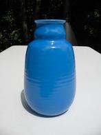 Plateelfabriek Schoonhoven mooie grote blauwe vaas., Ophalen of Verzenden