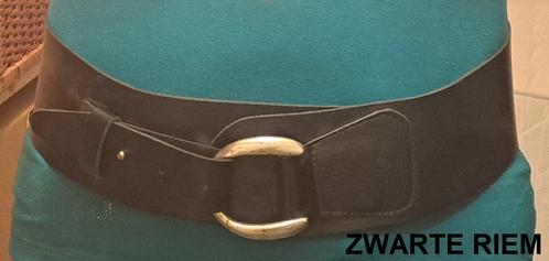 Brede damesriem (zwart), Kleding | Dames, Riemen en Ceinturen, Zo goed als nieuw, 90 tot 100 cm, 5 cm of meer, Zwart, Ophalen of Verzenden