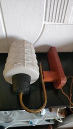 2666 vintage retro jaren 50 wandlamp, Ophalen of Verzenden, Gebruikt, Glas