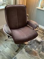 Comfortabele Stressless fauteuil stof gratis, Gebruikt, Minder dan 75 cm, Ophalen of Verzenden, Stof