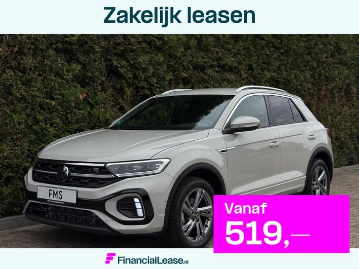 Volkswagen T-Roc 1.0 TSI 3x R-Line CarPlay Camera, Auto's, Volkswagen, Bedrijf, Lease, Financial lease, T-Roc, ABS, Adaptive Cruise Control