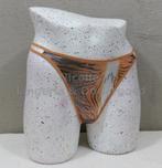 String Tijger maat S en M (373), Nicolle_Lingerie, Ophalen of Verzenden, Bruin, String