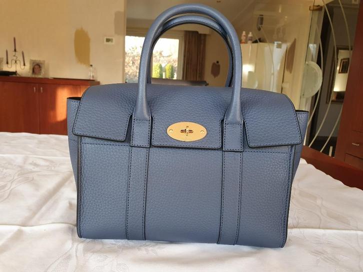 Mulberry Small Bayswater NIEUW, Sieraden, Tassen en Uiterlijk, Tassen | Damestassen, Nieuw, Handtas, Blauw, Ophalen of Verzenden