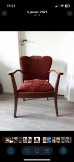 Vintage rookstoel, Ophalen, Gebruikt, Bruin, Oud