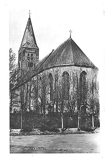 975446 Wieringen Hippolytushoef NH 1954 Gelopen mt postzegel beschikbaar voor biedingen