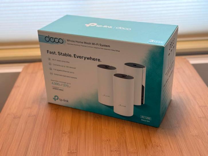 TP-Link Deco M4 (3 stuks) - Zo goed als nieuw in doos, Computers en Software, Accesspoints, Zo goed als nieuw, Ophalen of Verzenden