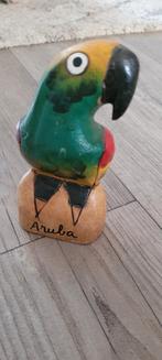 Prachtig handgemaakt vogeltje papegaai, Antiek en Kunst, Ophalen of Verzenden