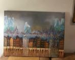 modern stadsgezicht uit 2014 gesigneerd Paul Rollman (1924 2, Antiek en Kunst, Ophalen