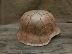 M42 helmschaal met chicken wire, Verzamelen, Militaria | Tweede Wereldoorlog, Duitsland, Ophalen of Verzenden, Helm of Baret