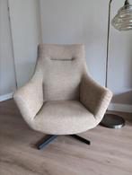 Hoge draai fauteuil , lounge chair Zeer mooi uniek, Ophalen, Gebruikt, 75 tot 100 cm, Metaal