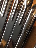 Vintage verchroomde traproedes lengte 69 cm, breed 2,2 cm, 50 tot 100 cm, Overige kleuren, Zo goed als nieuw, Rechthoekig