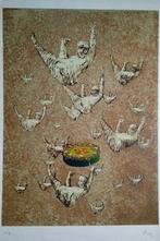 The Visit - grafiek van Aldert Mantje, Ophalen