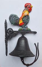 Bel van gietijzer haan, Verzenden, Nieuw