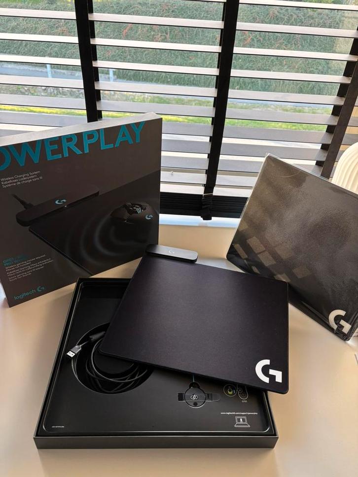 Logitech G Powerplay muismat | Nieuwstaat met garantie, Computers en Software, Muismatten, Zo goed als nieuw, Gaming muismat, Ophalen of Verzenden
