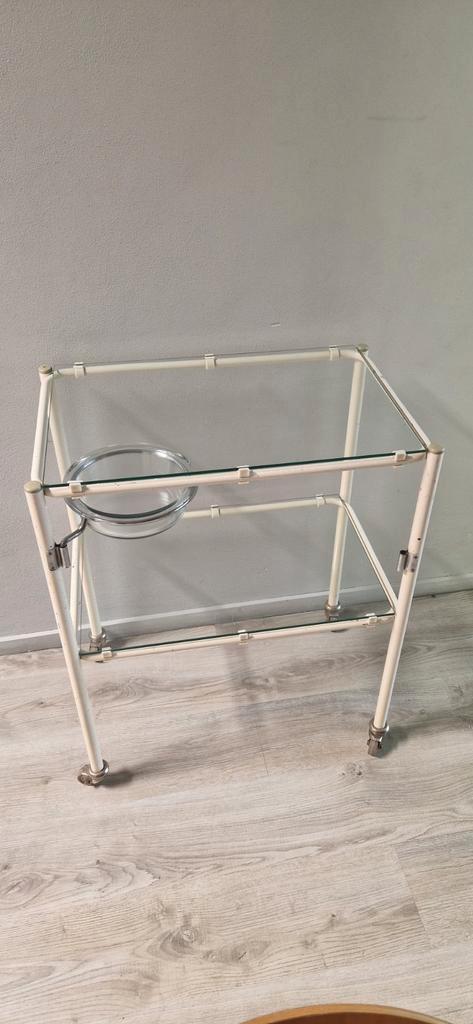 Artsen / ziekenhuis trolley Oostwoud, Huis en Inrichting, Tafels | Sidetables, Gebruikt, 25 tot 50 cm, 50 tot 100 cm, Rechthoekig