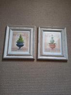 2 Schilderijen, Minder dan 50 cm, Ophalen of Verzenden, Zo goed als nieuw, Minder dan 50 cm