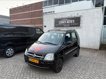 Opel Agila 1.2 I 16V 2003 Zwart beschikbaar voor biedingen