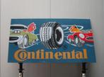 CONTINENTAL EMAILLE RECLAMEBORD, Verzamelen, Merken en Reclamevoorwerpen, Ophalen, Zo goed als nieuw, Reclamebord