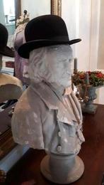 Antieke Engelse bolhoed, Antiek en Kunst, Antiek | Kleding en Accessoires, Ophalen of Verzenden, Heren