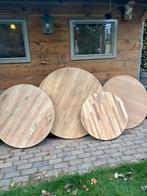 Eiken tafelbladen/bartafel/Eikenhout, Huis en Inrichting, Ophalen of Verzenden, Zo goed als nieuw, Rechthoekig, Eikenhout