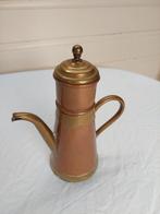 Koffiepot gehamerd koper antiek, Ophalen of Verzenden