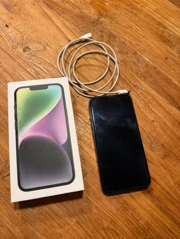 iPhone 14 zwart 128 gb beschikbaar voor biedingen
