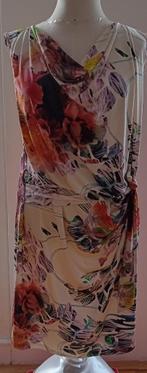 Prachtige Lycra Jurk met Bloemenprint – Maat XXXL, Ophalen of Verzenden, Gedragen, Overige kleuren, Jurk
