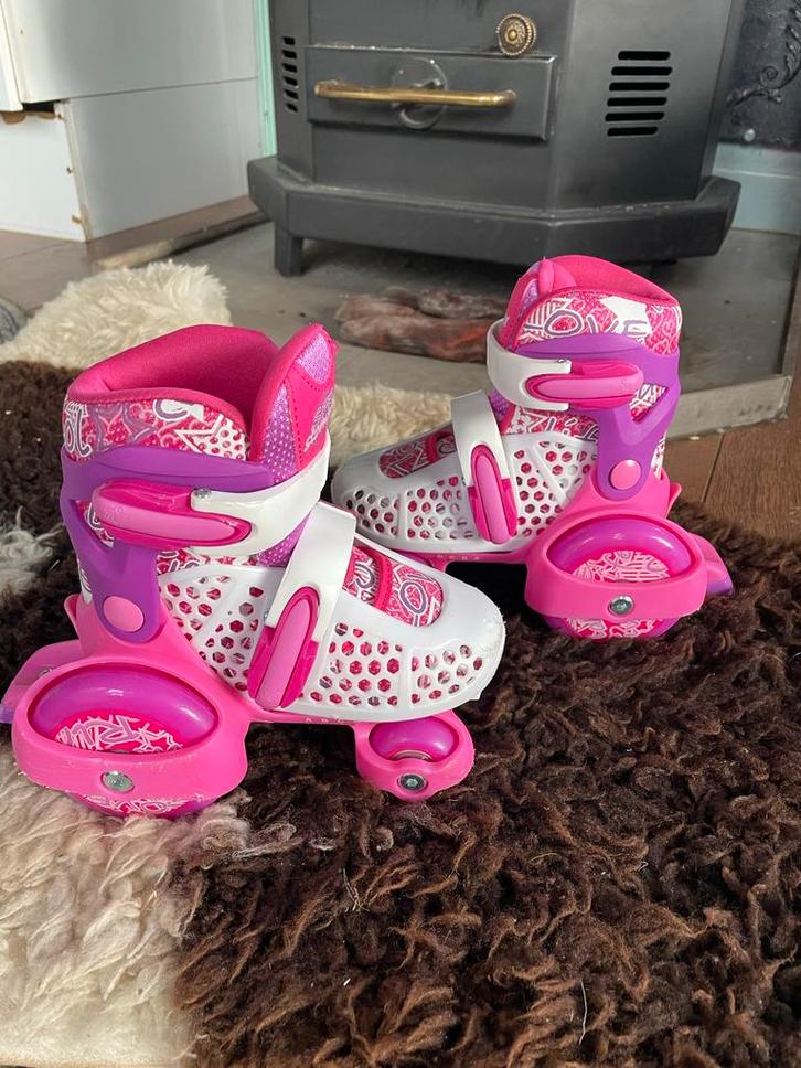 SFR Stomper rolschaatsen 23-27, Kinderen en Baby's, Speelgoed | Buiten | Rolschaatsen, Gebruikt, Kinderen, Verstelbaar, Ophalen of Verzenden