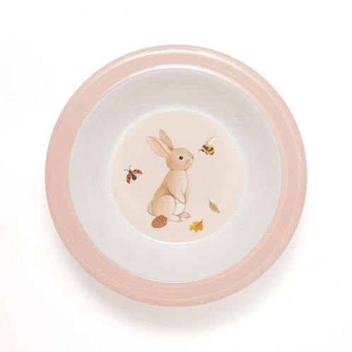 Kinderbord Bord Diep Konijn Roze Petit Monkey, Kinderen en Baby's, Babyvoeding en Toebehoren, Nieuw, Overige typen, Ophalen of Verzenden
