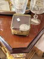 Antieke zakhorloge houder met zakhorloge, Antiek en Kunst, Ophalen of Verzenden