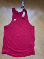 Adidas Singlet mt M rood 2 stuks nieuw, Maat 48/50 (M), Nieuw, Ophalen of Verzenden, Adidas