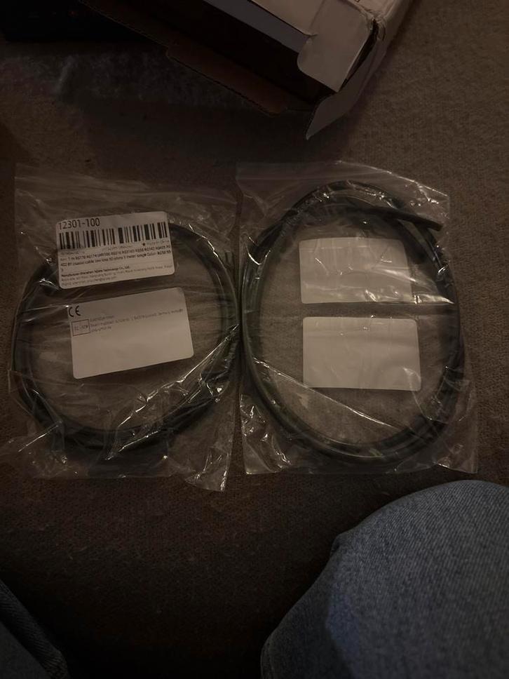 10x RG58 Coaxkabels - 1 Meter - 50 Ohm, Huis en Inrichting, Woonaccessoires | Spiegels, Nieuw, Minder dan 50 cm, Minder dan 100 cm