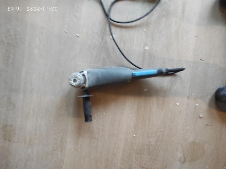 GAMMA haakse slijper HS-125, Doe-het-zelf en Verbouw, Gereedschap | Slijpmachines, Gebruikt, Haakse handslijpmachine, 700 tot 1000 watt