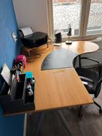 Hoek bureau met verhoging en bureauboard, Ophalen, Zo goed als nieuw