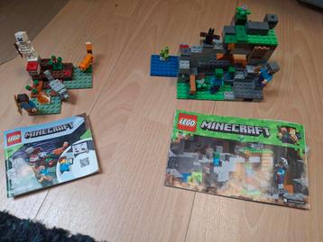 LEGO Minecraft 21162 & 21141 - Complete Sets beschikbaar voor biedingen