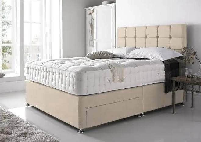 Luxe Panel Line bed met matras te koop  Verkrijgbaar in alle, Huis en Inrichting, Slaapkamer | Beddengoed, Nieuw, Verzenden