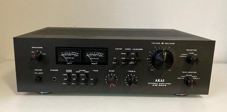 Versterker Akai AM2600 vintage, Audio, Tv en Foto, Professionele Audio-, Tv- en Video-apparatuur, Zo goed als nieuw, Audio, Ophalen of Verzenden