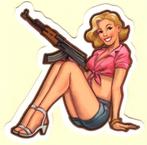 Pin Up Girl sticker #171, Verzamelen, Stickers, Nieuw, Verzenden