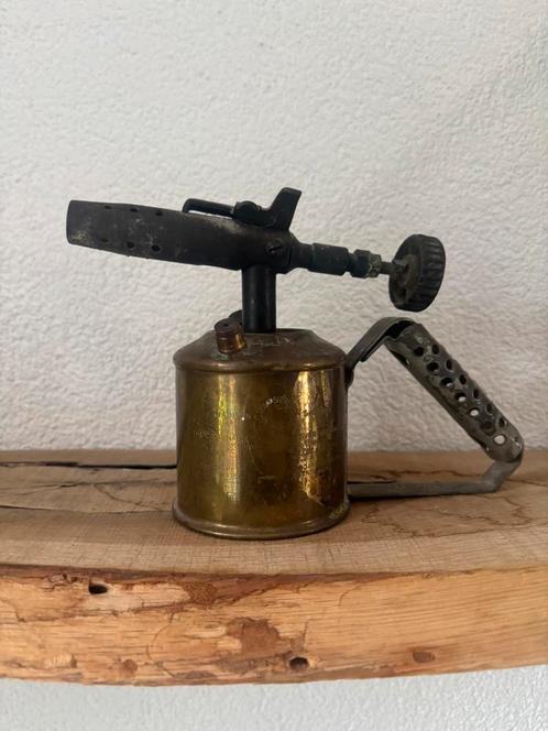 Originele vintage Sievert brander | messing soldeerbrander, Antiek en Kunst, Antiek | Koper en Brons, Ophalen of Verzenden