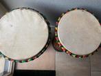 Afrikaanse Djembé Trommels - Set van 2, Ophalen of Verzenden, Gebruikt, Trommel