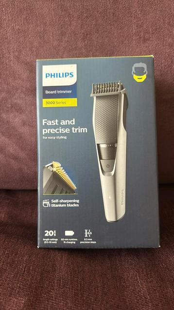 Philips 3000 series baard trimmer, tondeuse nieuw, ongeopend beschikbaar voor biedingen