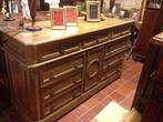Unieke massief grenen ladekast commode dressoir Flamant, Ophalen, Gielen, 5 laden of meer, 150 tot 200 cm