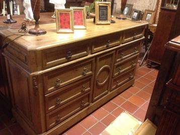 Unieke massief grenen ladekast commode dressoir Flamant beschikbaar voor biedingen