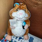 AH hamster reporter met microfoon 20 cm journalist, Ophalen of Verzenden