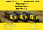 2 maart 2024. Modelspoorbeurs MSV Post B, Hobby en Vrije tijd, Modelbouw | Overige, Ophalen