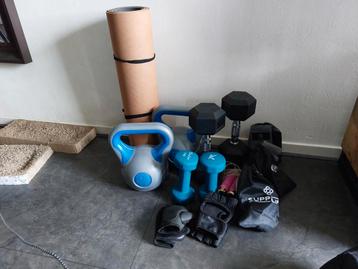 Fitness spullen beschikbaar voor biedingen
