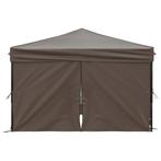 Partytent inklapbaar met zijwanden 3x3 m, Tuin en Terras, Partytenten, Opvouwbaar, Partytent, Minder dan 4 meter, Nieuw