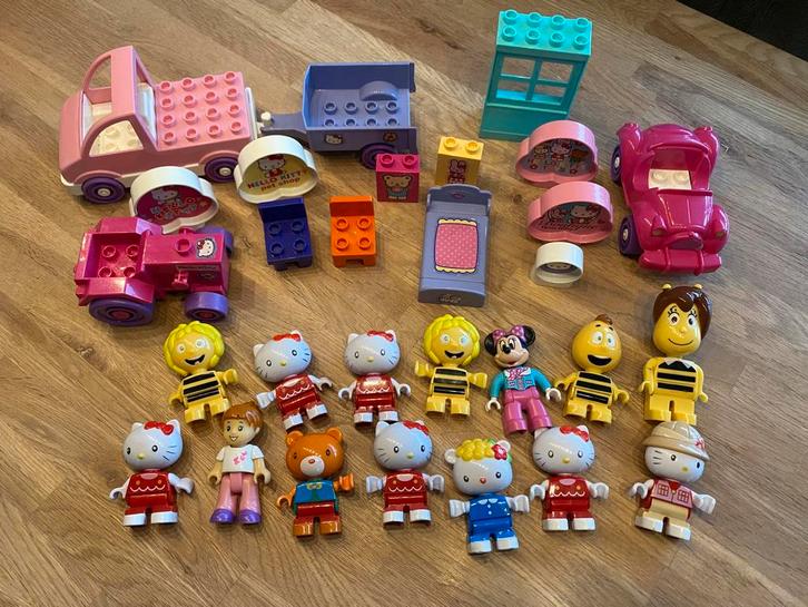 Hello Kitty Unico / Duplo-  Sinterklaas idee, Kinderen en Baby's, Speelgoed | Bouwstenen, Gebruikt, Ophalen of Verzenden