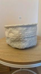 Mandje creme stof, Overige materialen, Mand, Rond, Ophalen of Verzenden