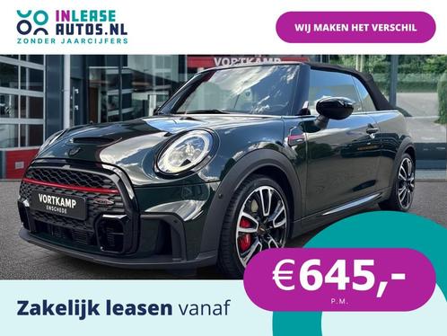 MINI Cooper Cabrio 2.0 JOHN WORKS CABRIO CAMERA/H&K/HUD/ACC/, Auto's, Mini, Bedrijf, Lease, Financial lease, Cabrio, ABS, Achteruitrijcamera